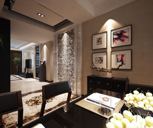 咸阳装修案例 日月星城三室