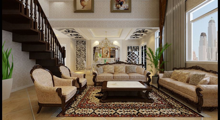 咸阳装饰公司效果图之金泰丝路花城