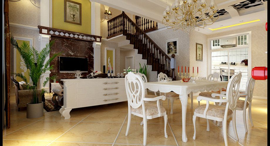 咸阳装饰公司效果图之金泰丝路花城