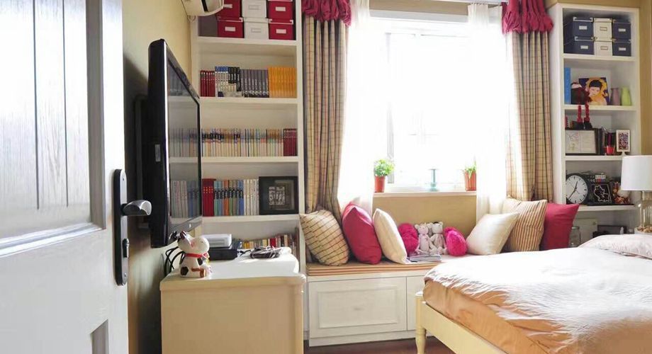 咸阳装饰公司效果图97平地中海奥林匹克花园案例