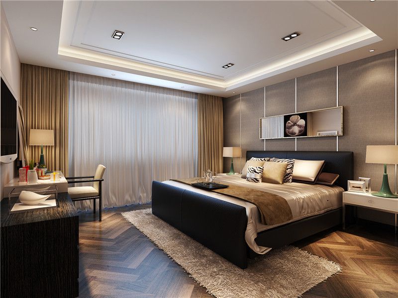 咸阳装修公司提供91平美式乡村两居室案例