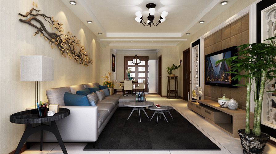 咸阳装饰公司哪家好峰光无限小编带来96方混搭两居室