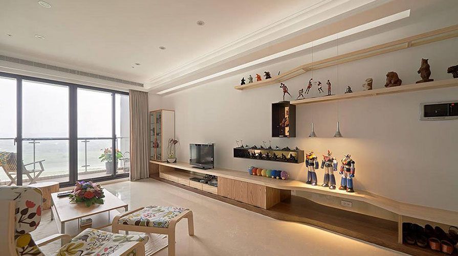 咸阳装修公司峰光无限北欧三居室设计欣赏图