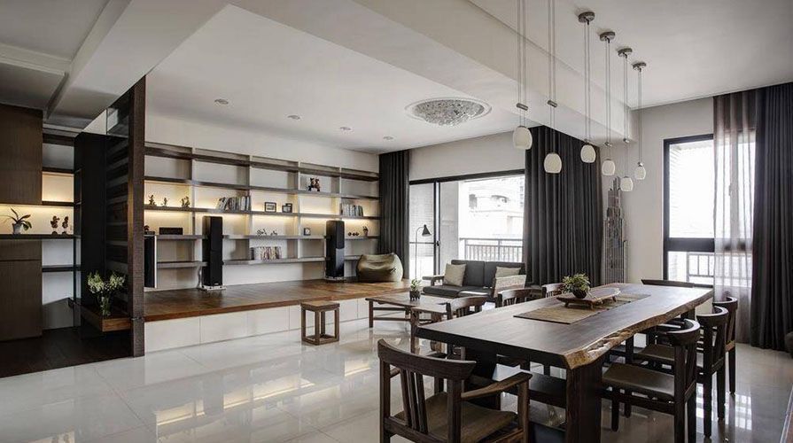 咸阳装饰公司峰光无限带来陈杨新界三居室案例