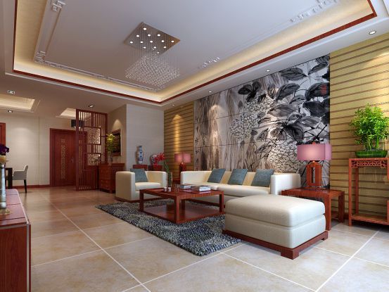 咸阳装饰公司效果图之华泰•世纪华苑