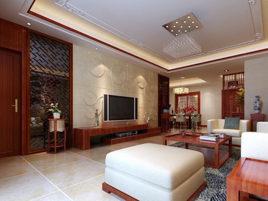 咸阳装饰公司效果图之华泰•世纪华苑