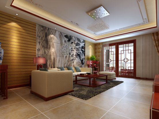 咸阳装饰公司效果图之华泰•世纪华苑