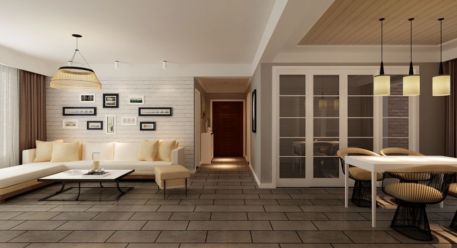 咸阳峰光无限家装简欧风格设计展示