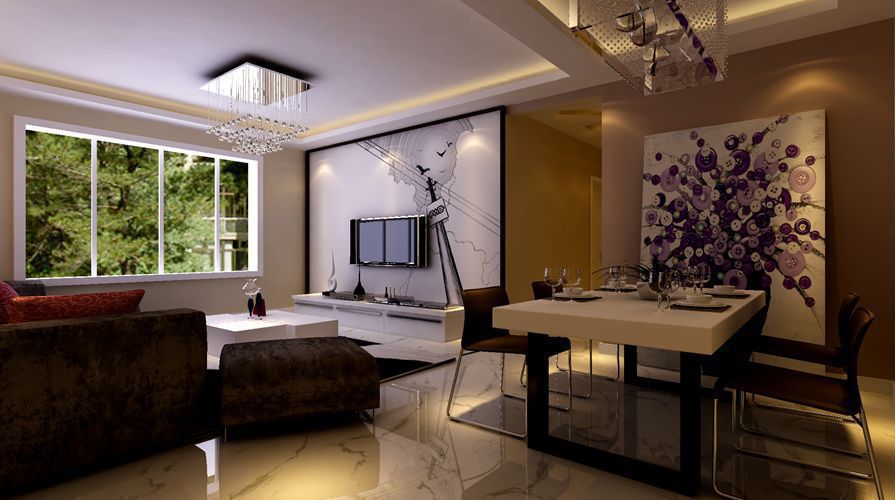 咸阳装修公司带来380方现代简约复式