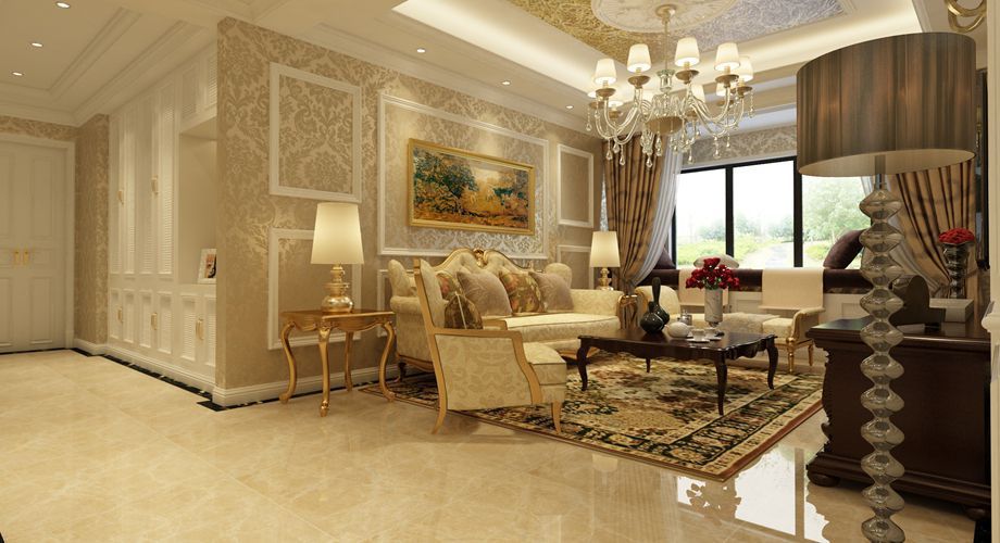 咸阳装饰公司效果图带来简欧案例