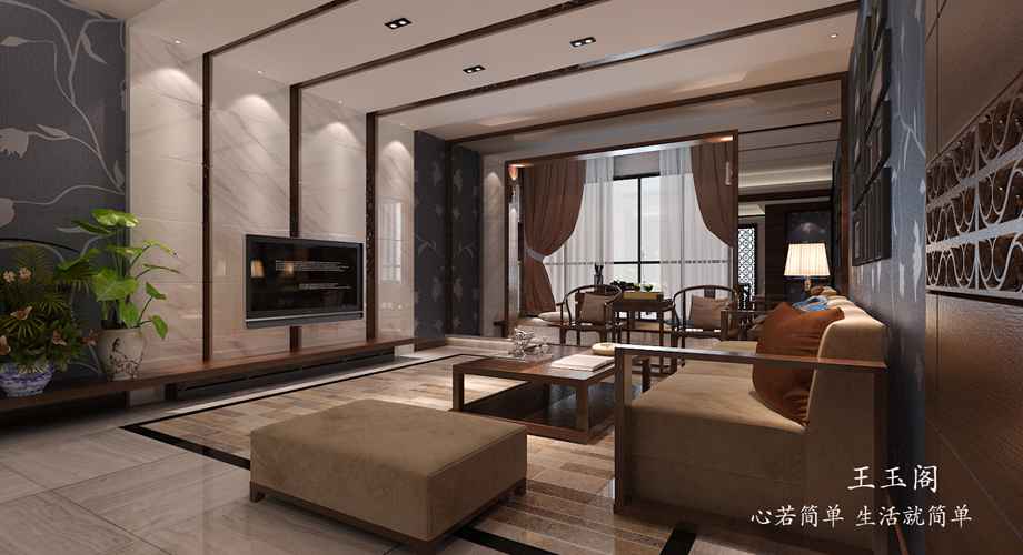 咸阳装饰公司精彩案例带来新派中式家装