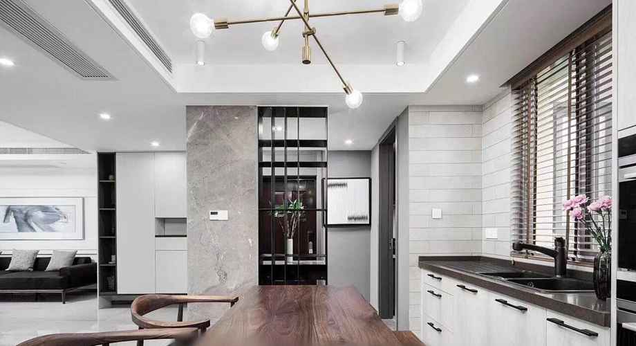 咸阳装饰公司效果图之现代混搭风案例