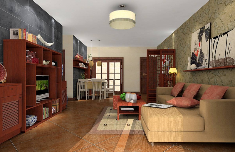 咸阳装饰公司精彩案例之客厅装修省钱攻略分享