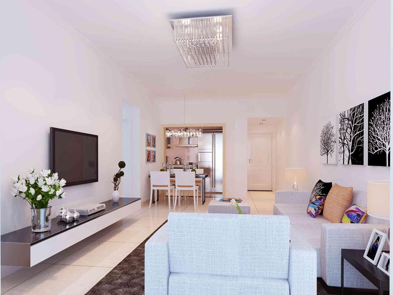 咸阳装饰公司教您用4个技巧 15㎡客厅扩大了10倍