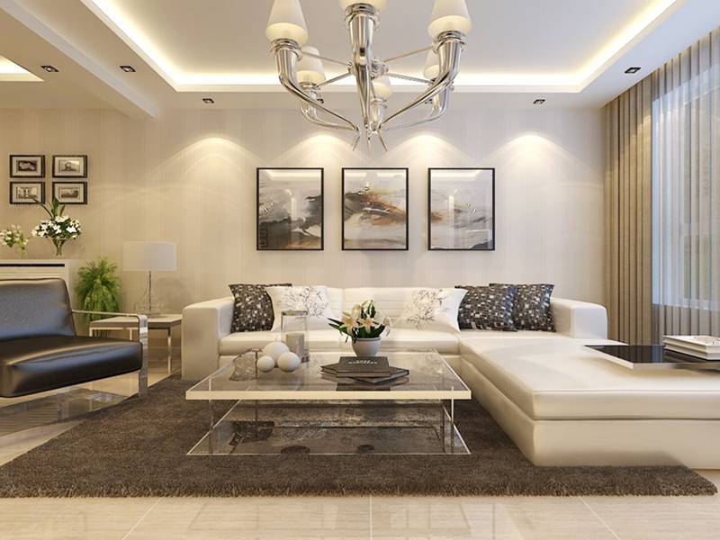 咸阳装修公司告诉您客厅不装电视墙的五种方案