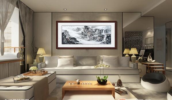 咸阳家装公司分享客厅主题挂画