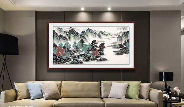 咸阳家装公司分享客厅主题挂画