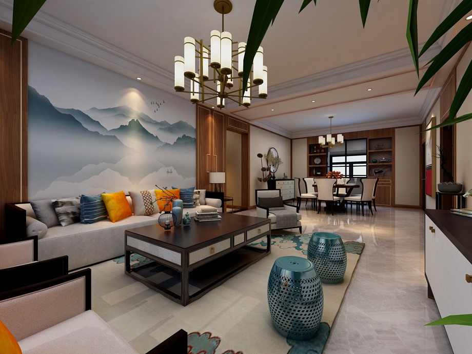 咸阳装修案例—新中式风格