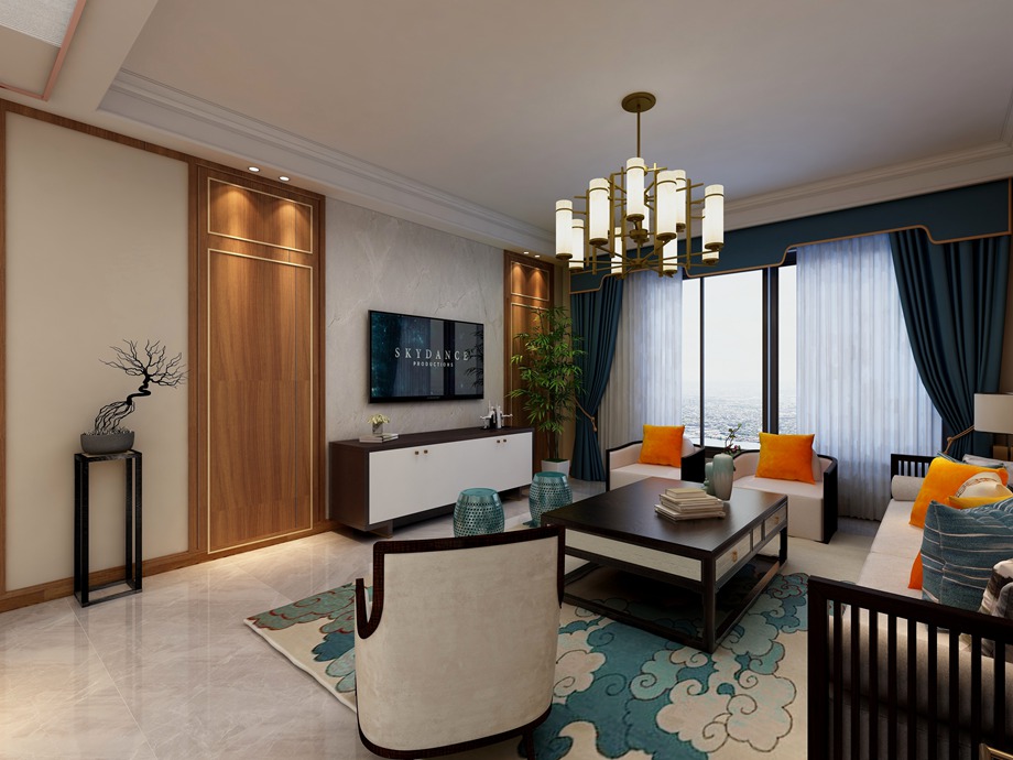 咸阳装修案例—新中式风格