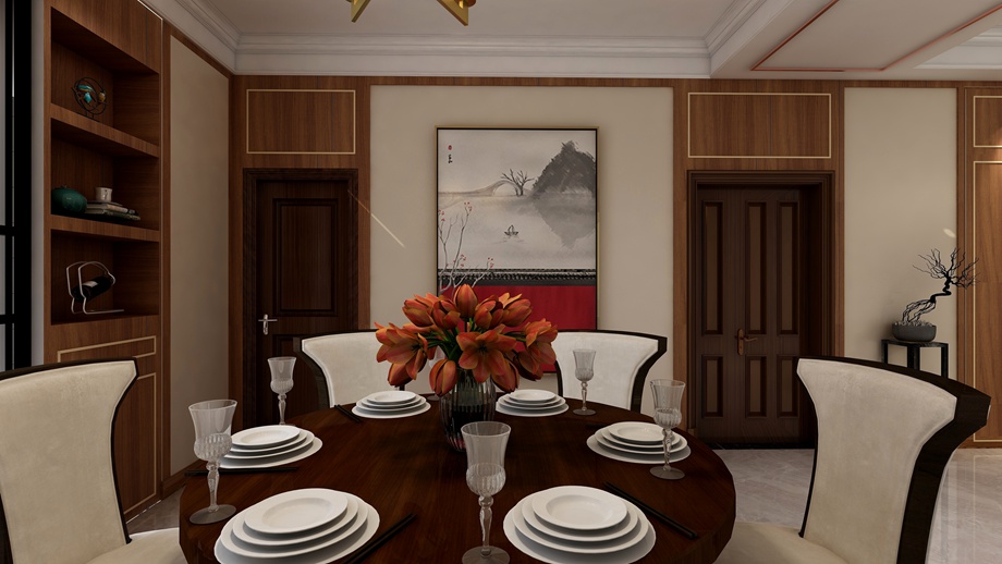 咸阳装修案例—新中式风格