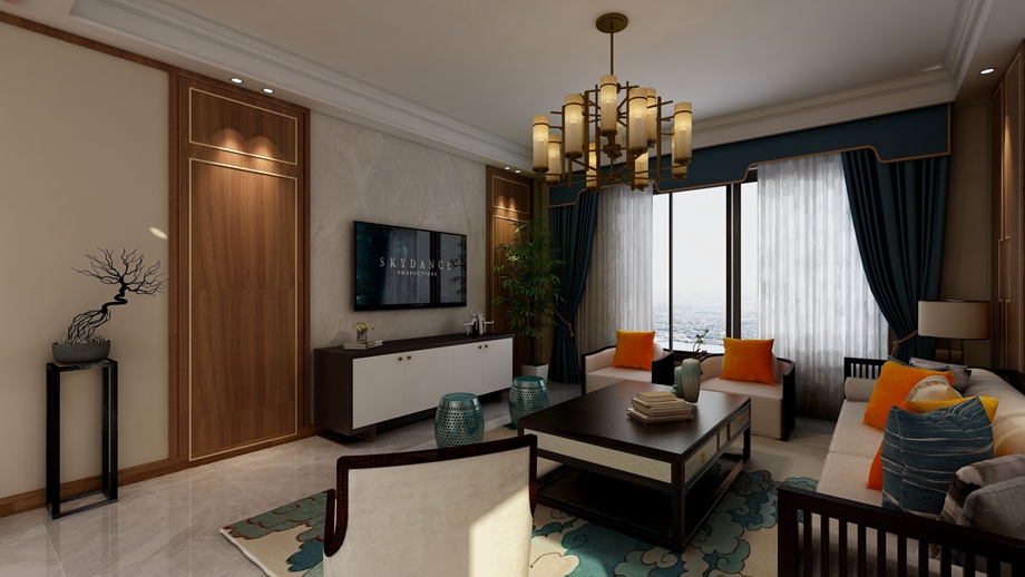 咸阳装修案例—新中式风格