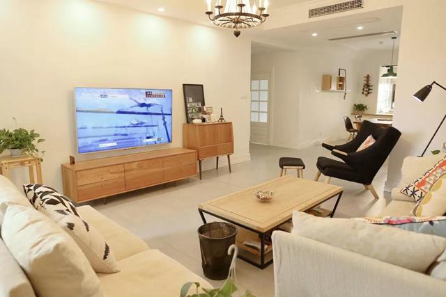 咸阳130平北欧风完工实景装修工地