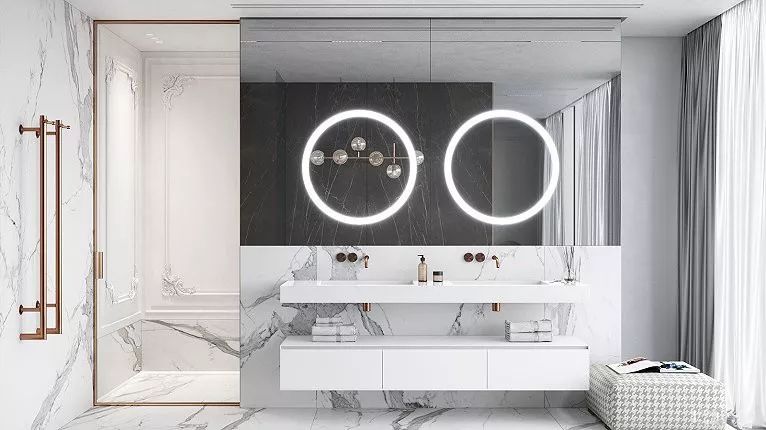 咸阳装修案例外滩一号139㎡现代简约风格