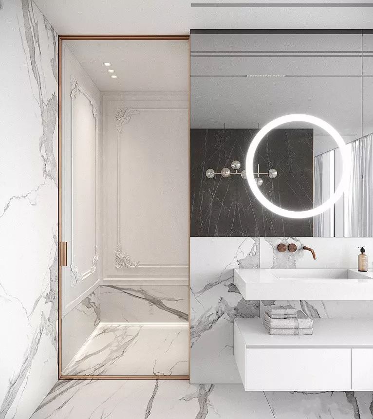 咸阳装修案例外滩一号139㎡现代简约风格