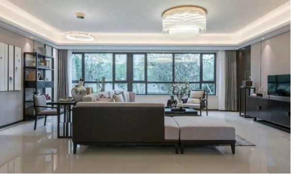 峰光无限：120平新中式，颜值超高、有气质，连餐厅都美极了，太赞了！