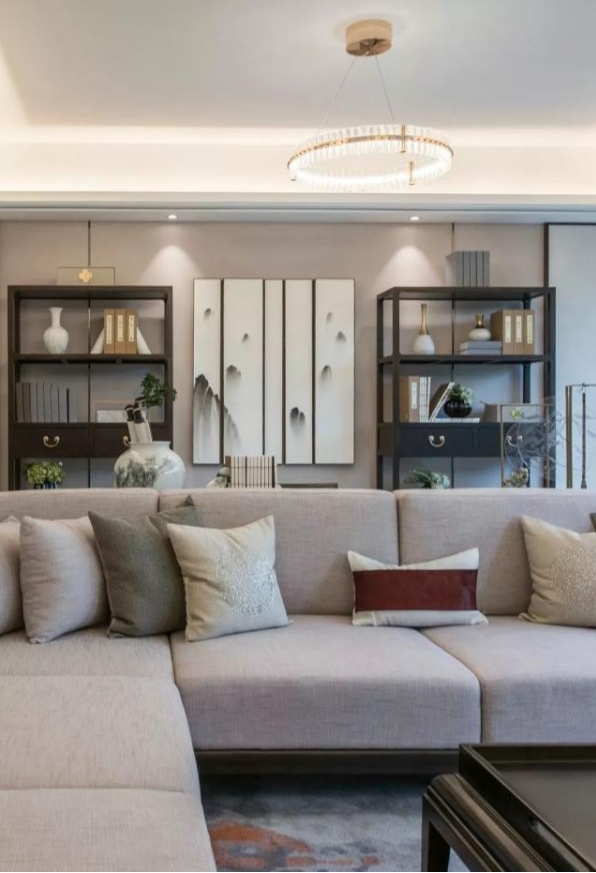 峰光无限：120平新中式，颜值超高、有气质，连餐厅都美极了，太赞了！