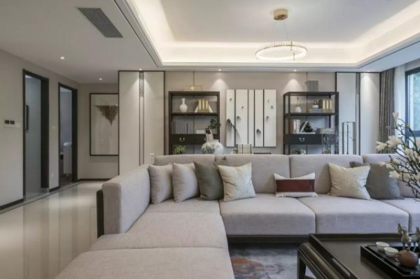 峰光无限：120平新中式，颜值超高、有气质，连餐厅都美极了，太赞了！