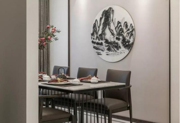 峰光无限：120平新中式，颜值超高、有气质，连餐厅都美极了，太赞了！