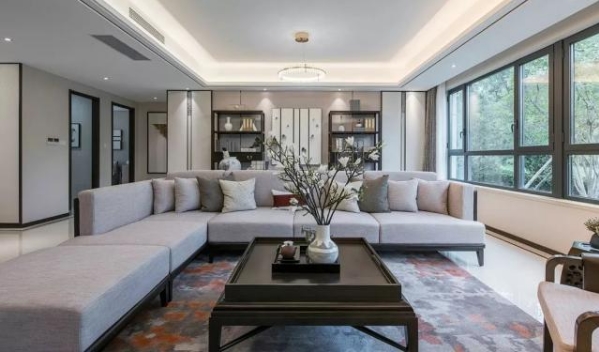 峰光无限：120平新中式，颜值超高、有气质，连餐厅都美极了，太赞了！