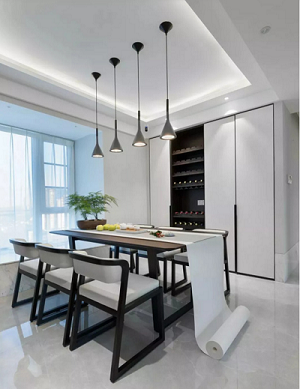 咸阳装修公司今日分享:140平方轻奢