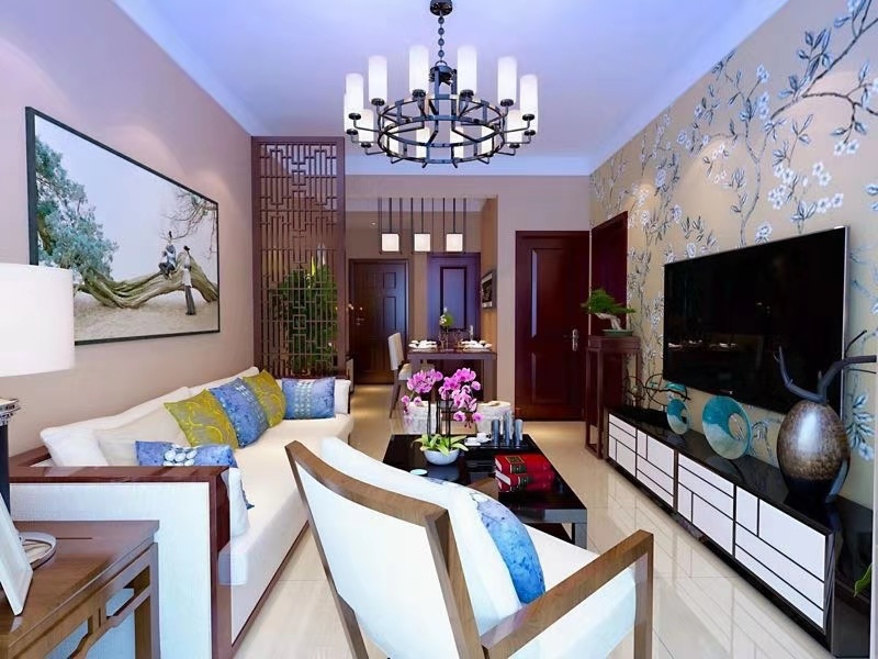 亿龙金河湾-129平米-新中式风格