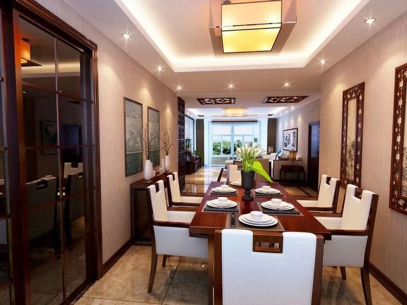 亿龙金河湾-129平米-新中式风格