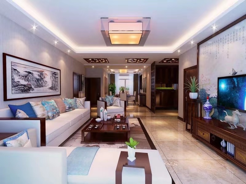 亿龙金河湾-129平米-新中式风格