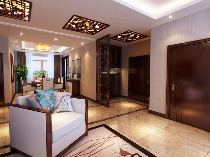 亿龙金河湾-129平米-新中式风格