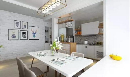 超漂亮的110㎡装修案例，这样的小清晰我喜欢!