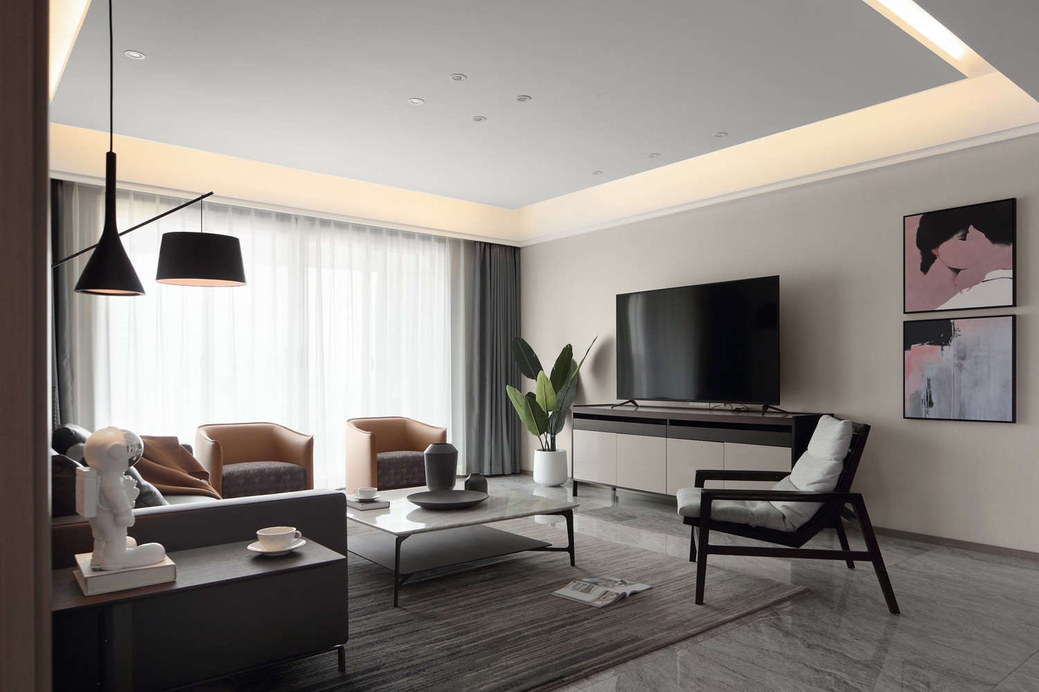 咸阳峰光无限：170㎡ 现代私宅 