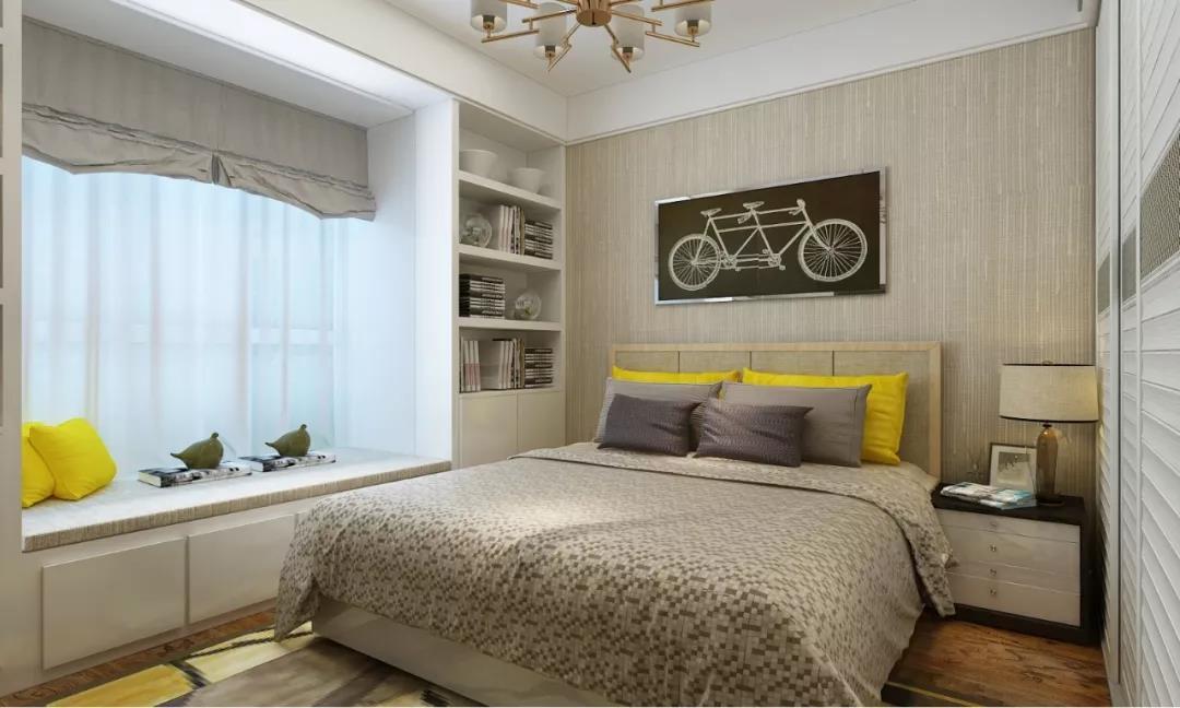 135平超时尚北欧风格效果图，不装推拉门这样弄更漂亮！