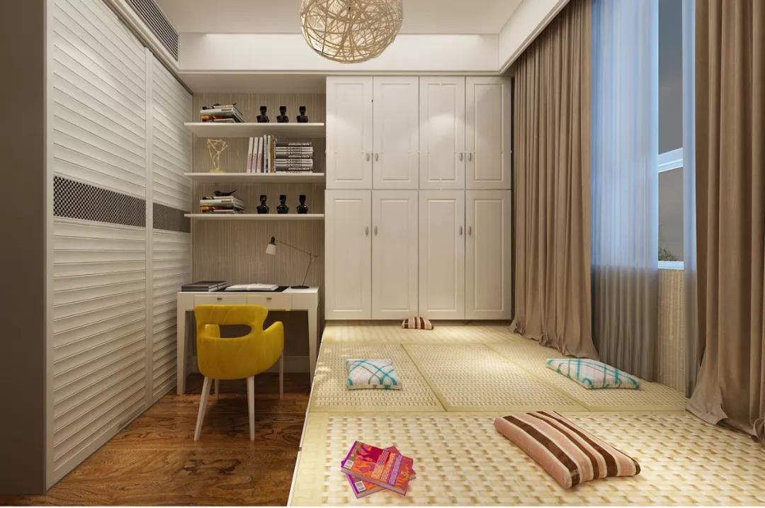 135平超时尚北欧风格效果图，不装推拉门这样弄更漂亮！