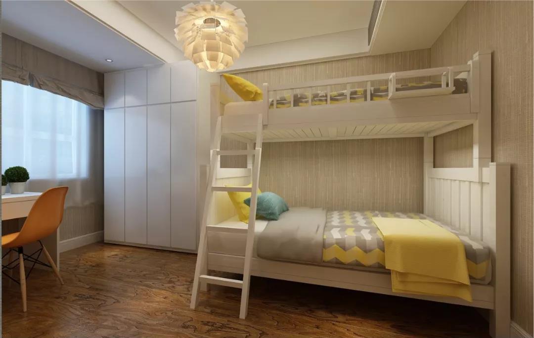 135平超时尚北欧风格效果图，不装推拉门这样弄更漂亮！