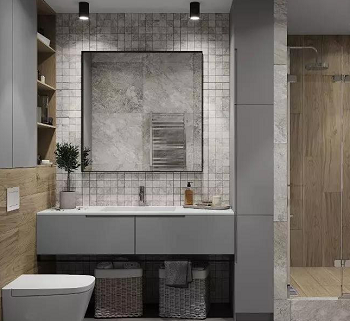 89㎡简约北欧风格装修效果图，粉蓝客厅少女心十足！