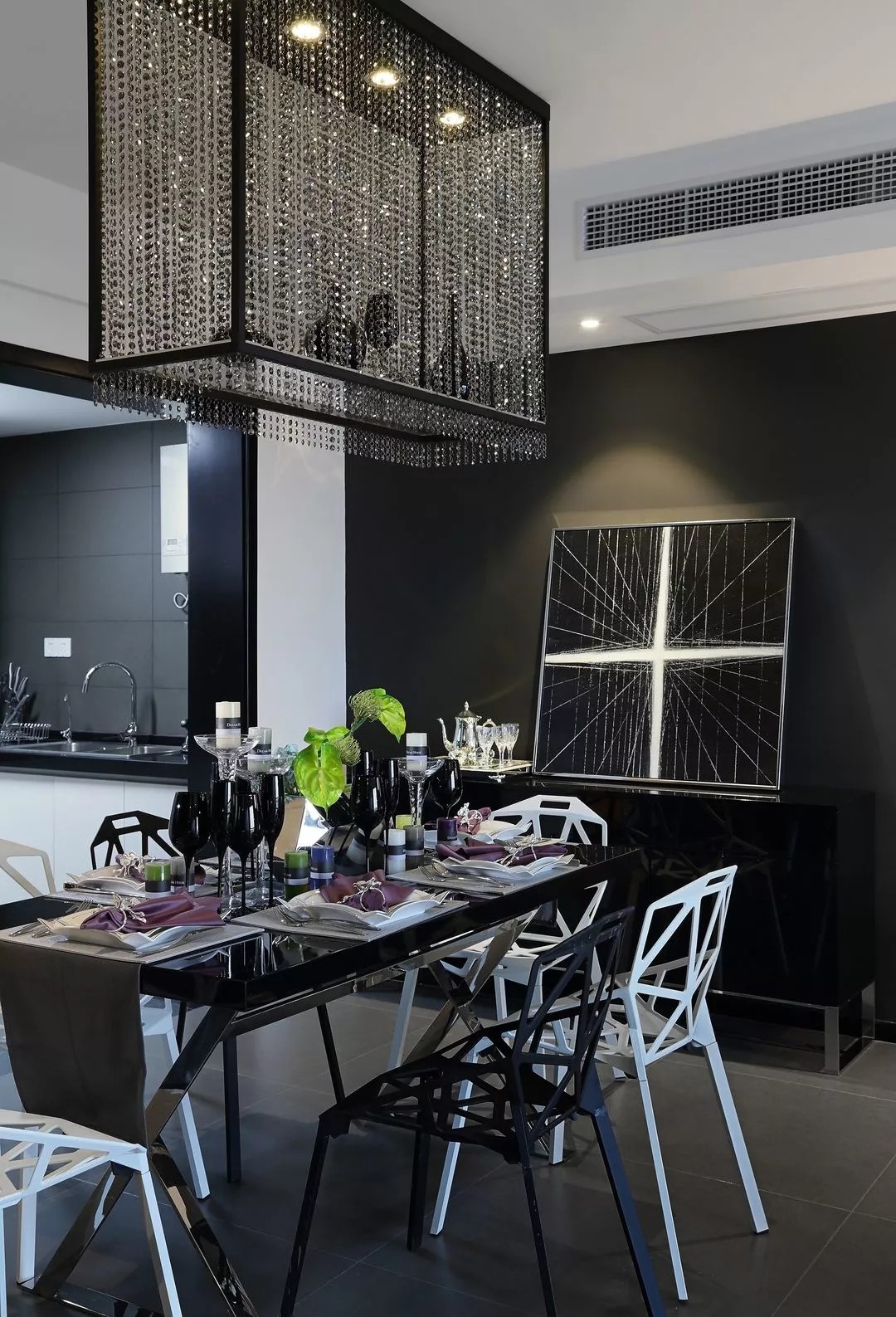 经典黑白灰打造永不褪色的家