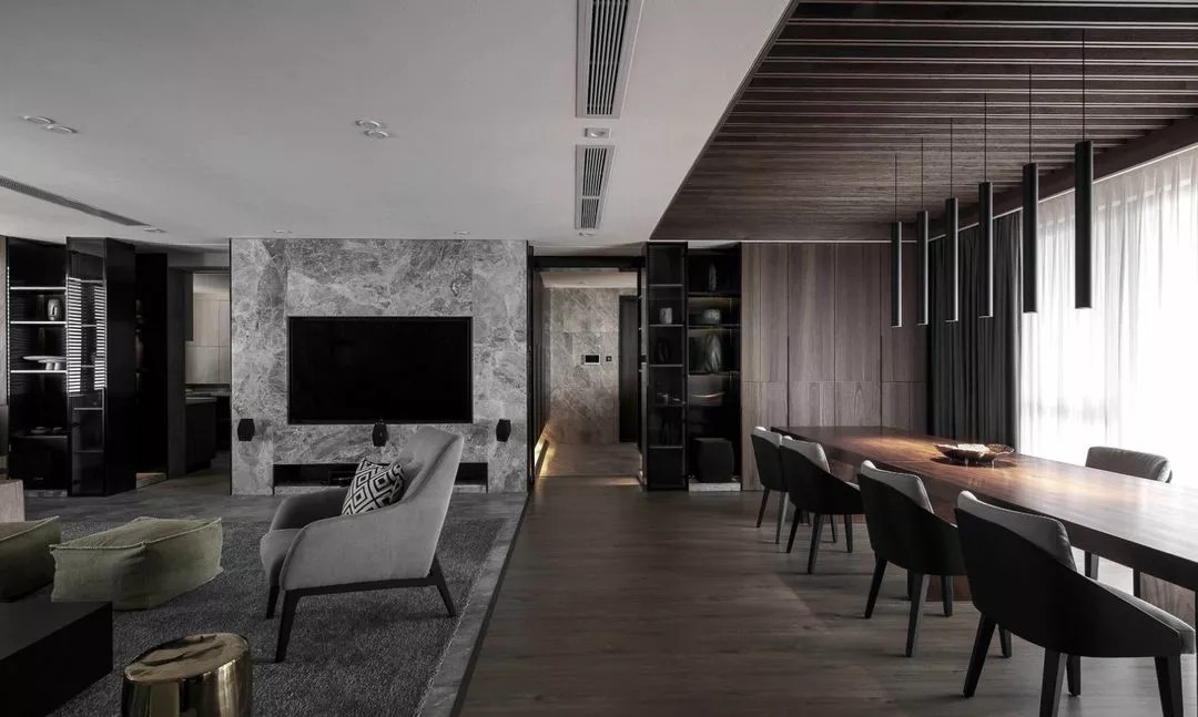 经典黑白灰打造永不褪色的家