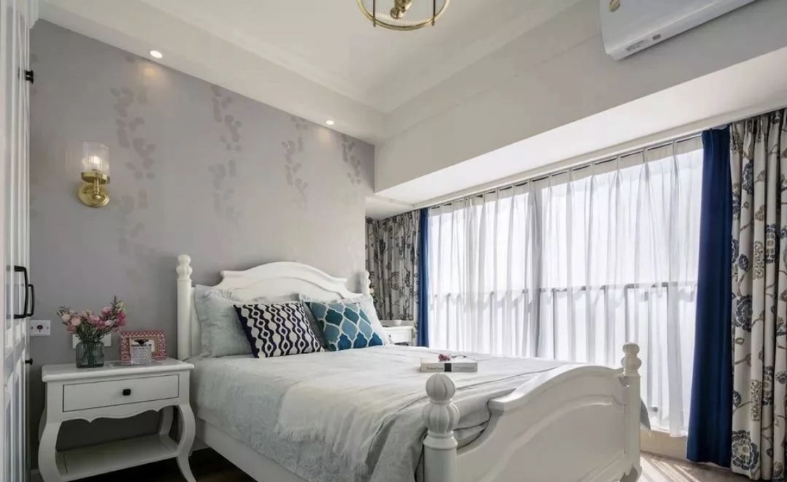 丽彩溪岸庄园134平米美式风格