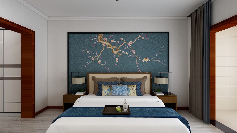 金方圆广场124㎡—新中式风格