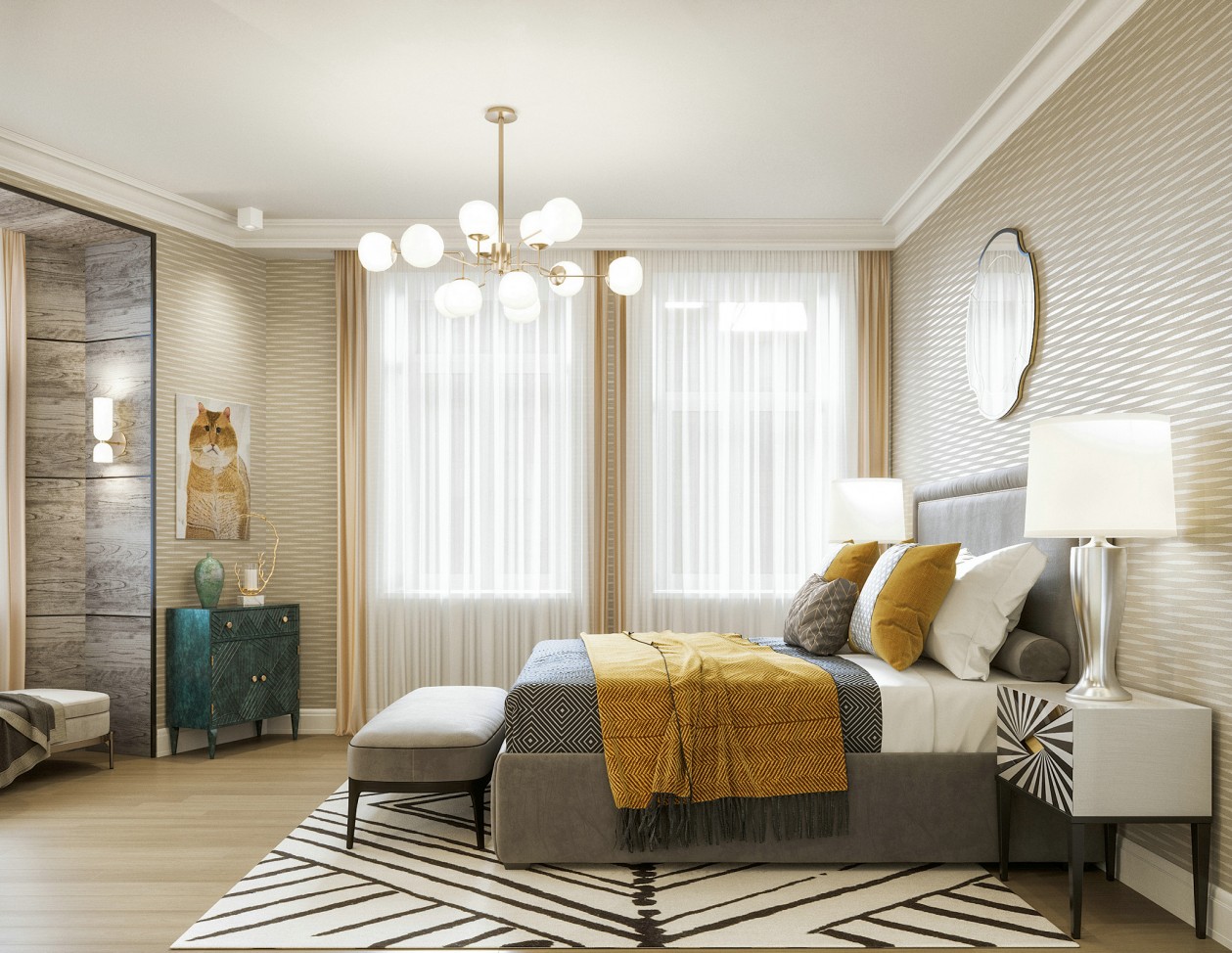 咸阳峰光装饰：温馨而舒适的现代居所