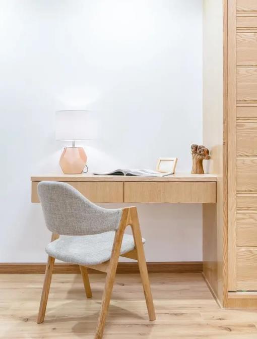 新房装修图，极简原木风的设计，全屋白色与原木色装饰，效果太棒了